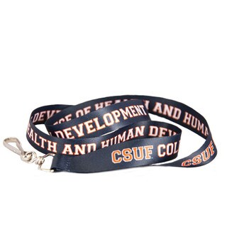 CSUF College of Health And Human Development Reversible Silk Lanyard